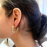 Diamante Hoops