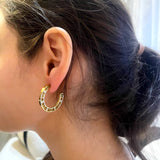 Diamante Hoops