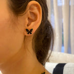 Elegant Essence - Black Earrings