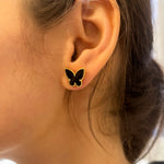 Elegant Essence - Black Earrings