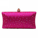 Embellished Satin - Hot Pink