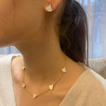 The Leaf - Ivory Necklace Set